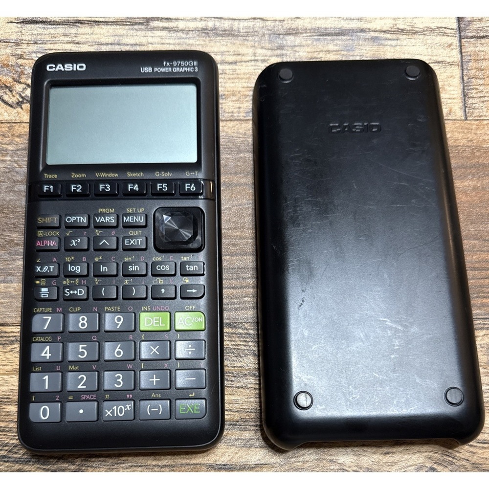 Casio FX-9750GIII Graphing Calculator - Black - Works